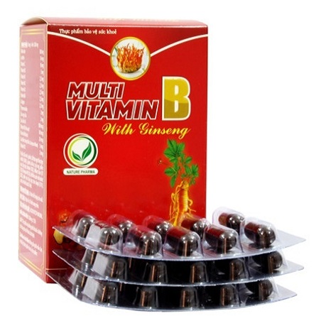 Bổ Sung Vitamin Nhóm B Với Nhân Sâm - Multi Vitamin B With Gingseng